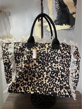 Leopard Print Tote